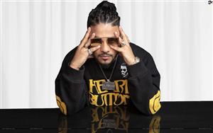 Indian rapper Raftaar in a cool and bossy look